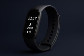 Matte fitness band with soft strap