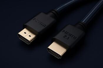 HDMI 2.1 cable with metal headshells