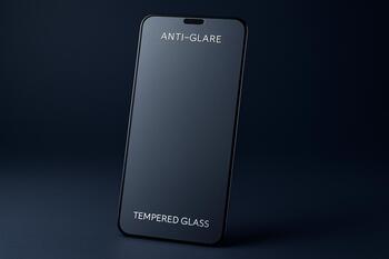 Anti-glare tempered glass for smartphone