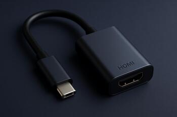 USB-C to HDMI mini adapter with metal shell